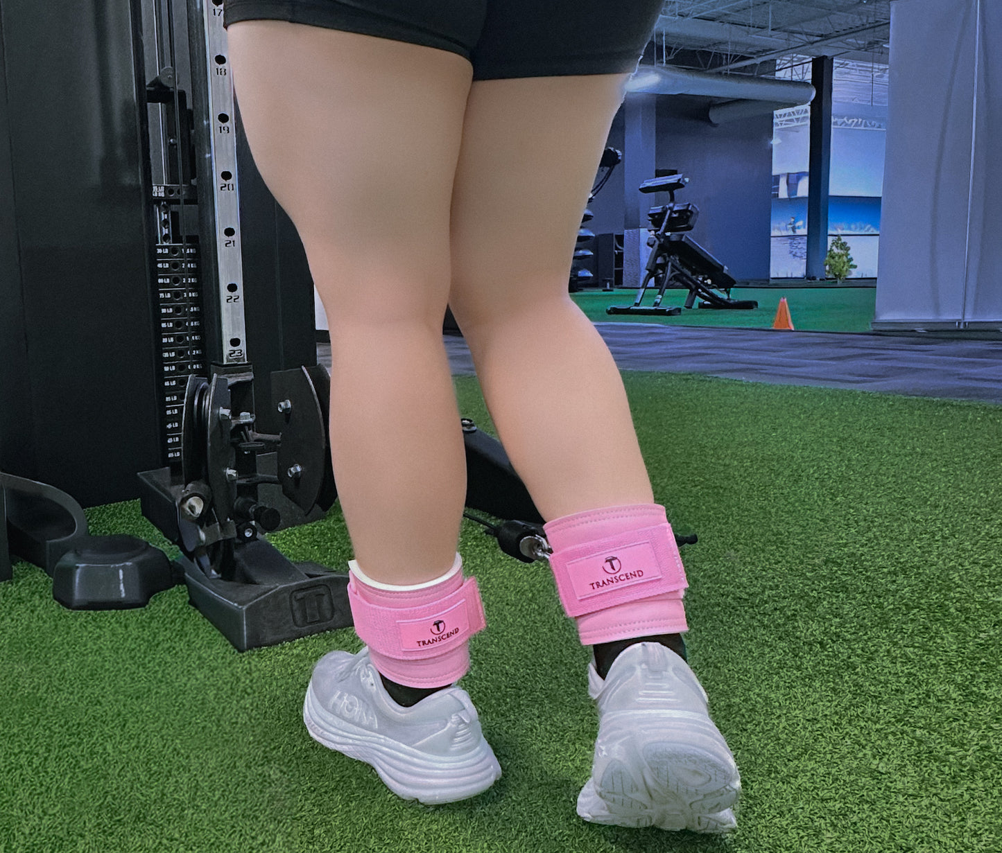 Transcend Luxe Pink Ankle Straps