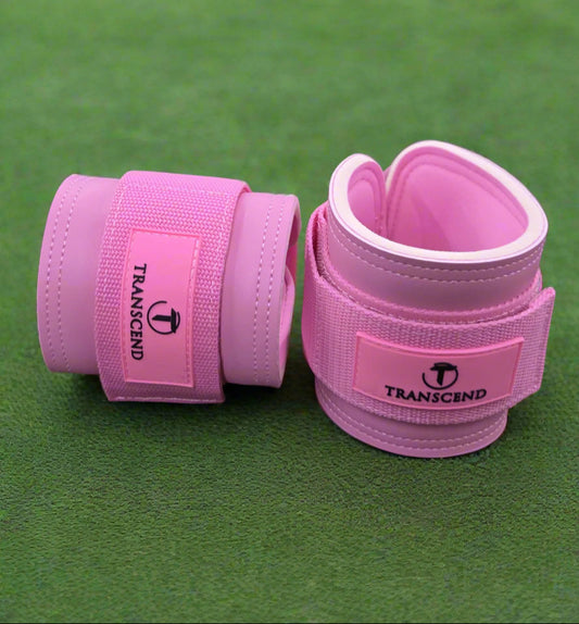 Transcend Luxe Pink Ankle Straps
